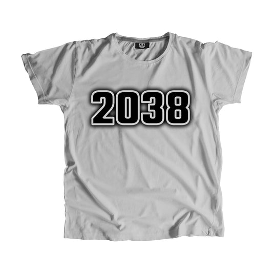 2038 Vintage Heritage Year Men Unisex T-Shirt (Melange Grey)