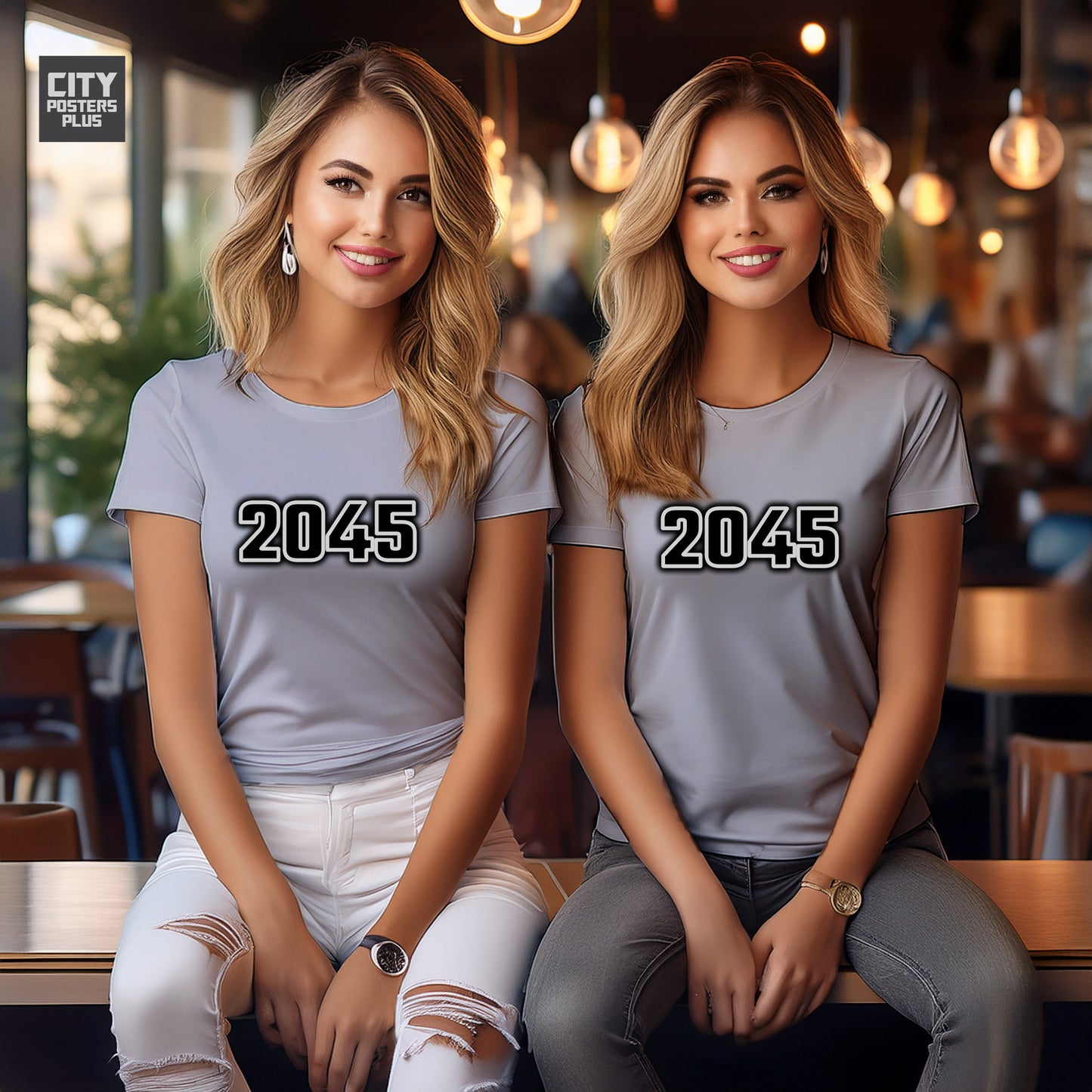 City Posters Plus 2045 Vintage Birth Year Women T-Shirt