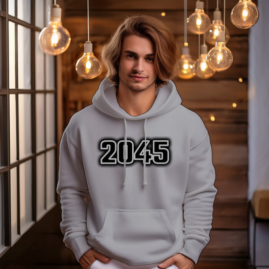 2045 Men Unisex Hoodie | Vintage Birth Year Hoodie Gift