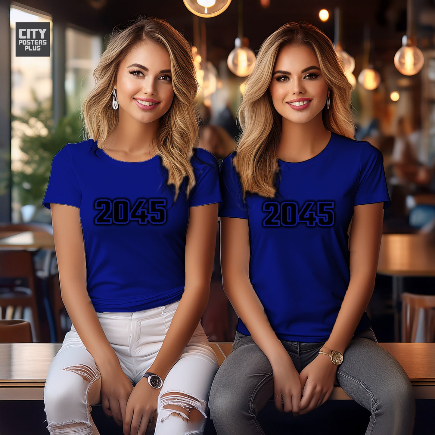 City Posters Plus 2045 Vintage Birth Year Women T-Shirt