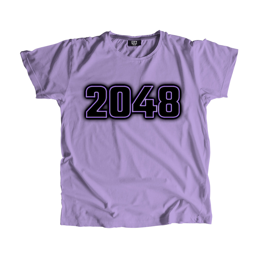 2048 Vintage Heritage Year Men Unisex T-Shirt (Iris Lavender)