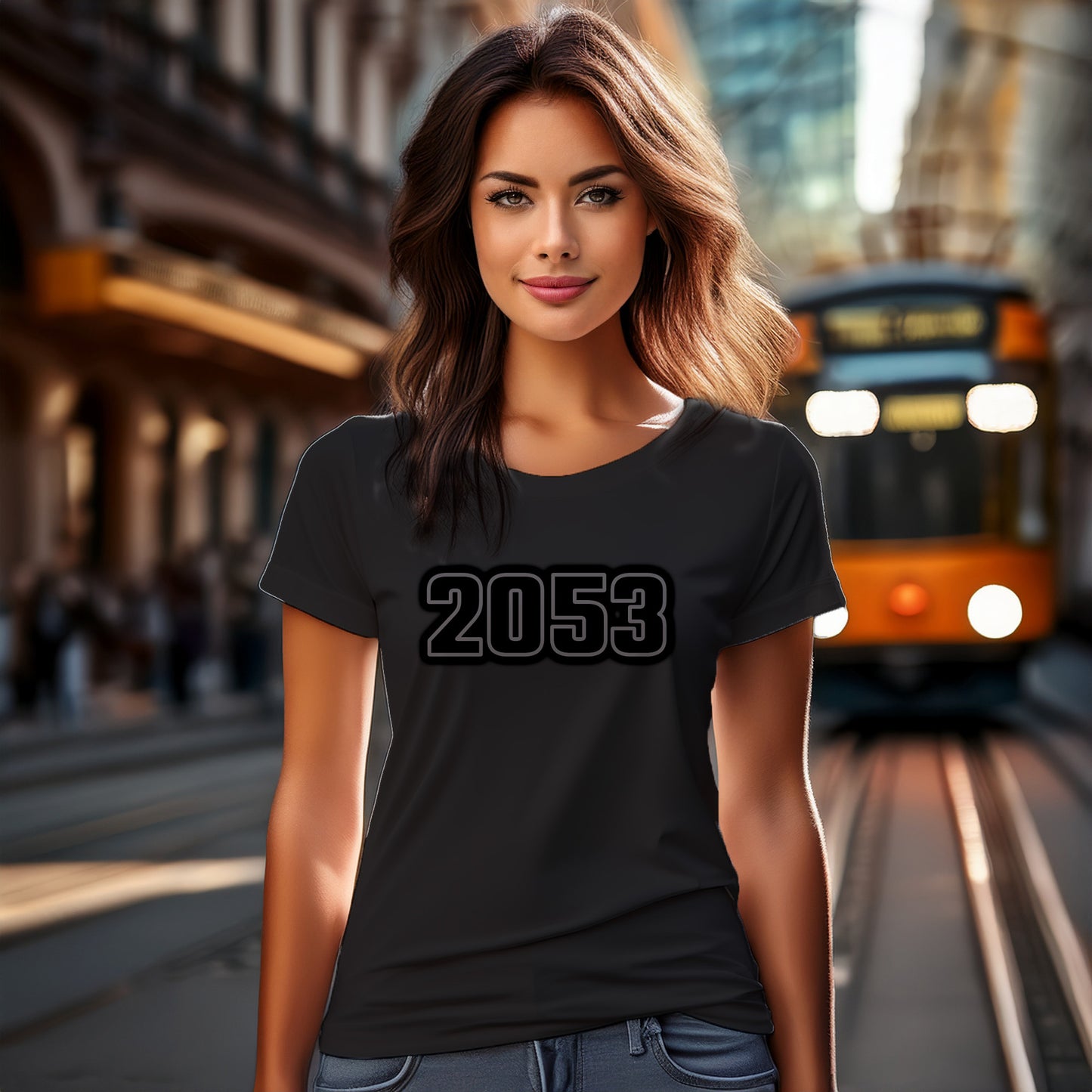 2053 Women T-Shirt | Vintage Birth Year Shirt | City Posters Plus