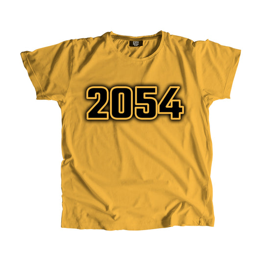 2054 Vintage Heritage Year Men Unisex T-Shirt (Golden Yellow)