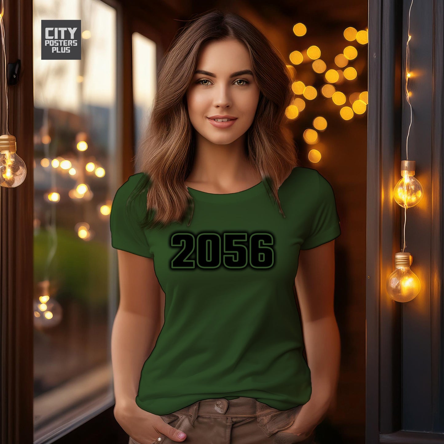 City Posters Plus 2056 Vintage Birth Year Women T-Shirt