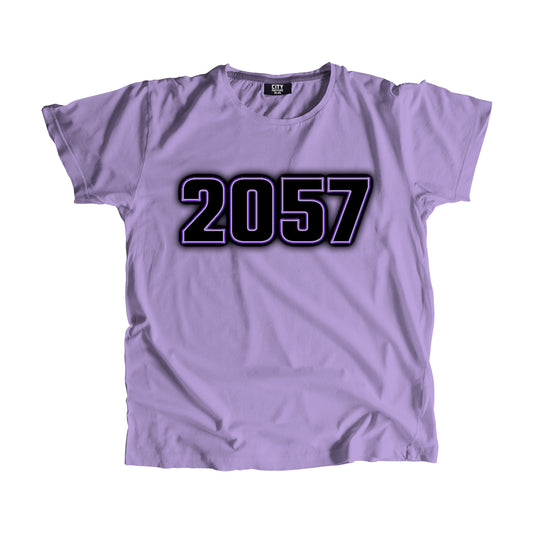 2057 Vintage Heritage Year Men Unisex T-Shirt (Iris Lavender)