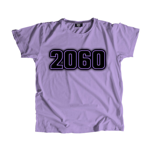 2060 Vintage Heritage Year Men Unisex T-Shirt (Iris Lavender)