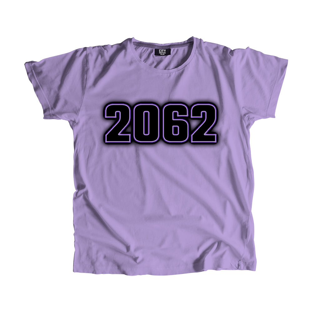 2062 Vintage Heritage Year Men Unisex T-Shirt (Iris Lavender)