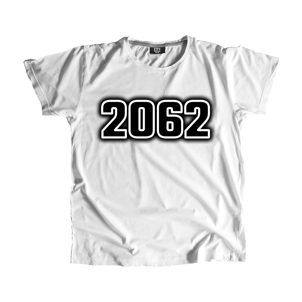 2062 Vintage Heritage Year Men Unisex T-Shirt (White)