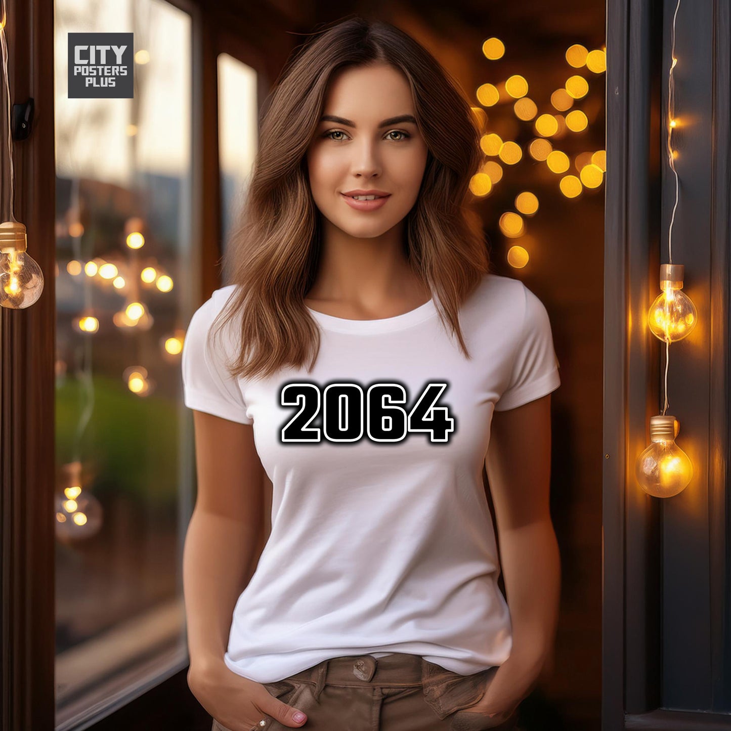 City Posters Plus 2064 Vintage Birth Year Women T-Shirt