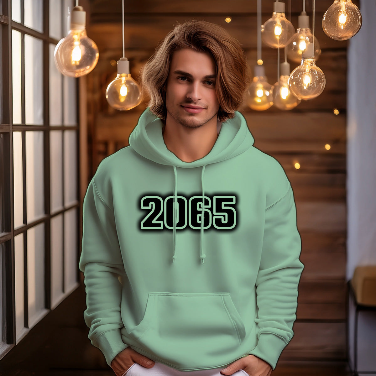 2065 Men Unisex Hoodie | Vintage Birth Year Hoodie Gift