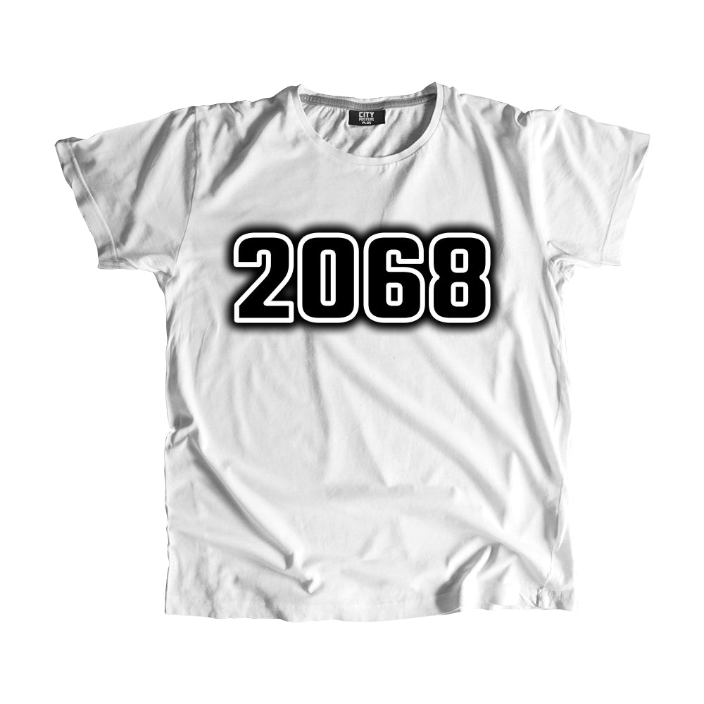 2068 Vintage Heritage Year Men Unisex T-Shirt (White)