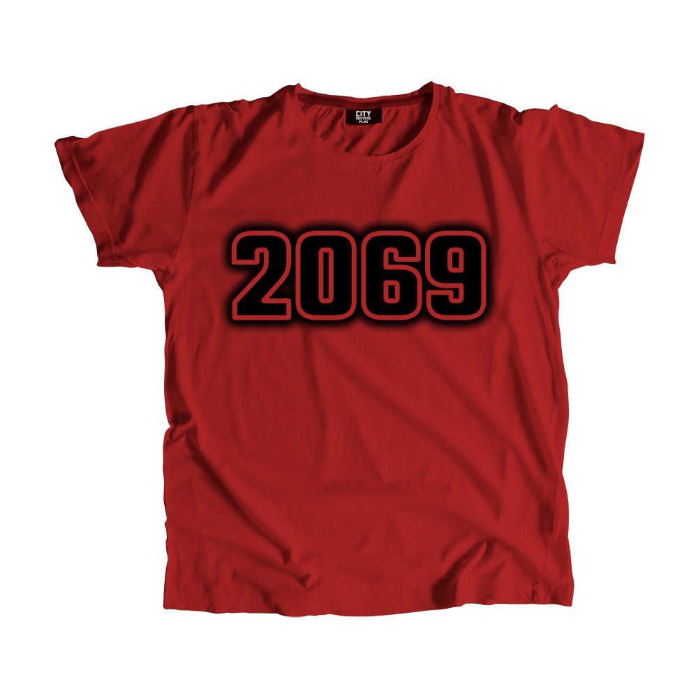2069 Vintage Heritage Year Men Unisex T-Shirt (Red)