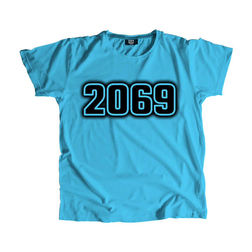 2069 Vintage Heritage Year Men Unisex T-Shirt (Sky Blue)