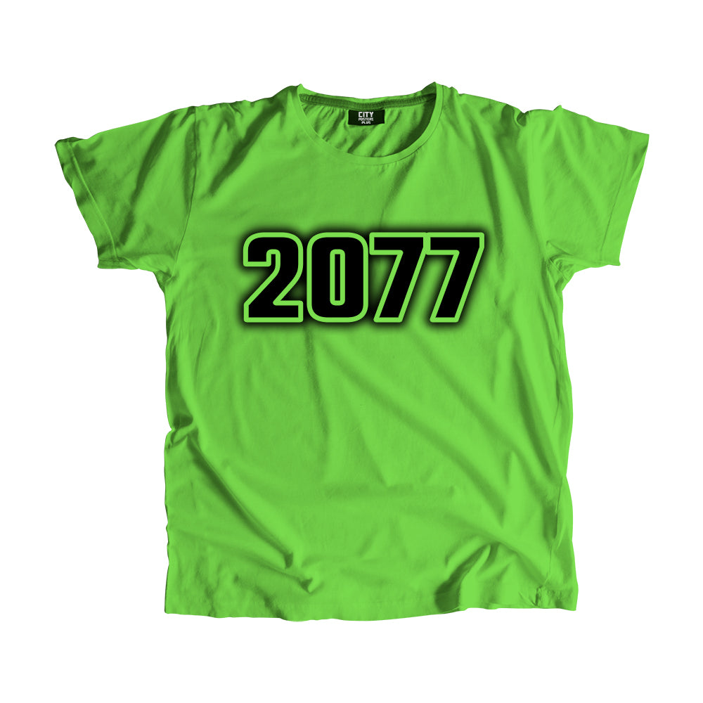 2077 Vintage Heritage Year Men Unisex T-Shirt (Liril Green)