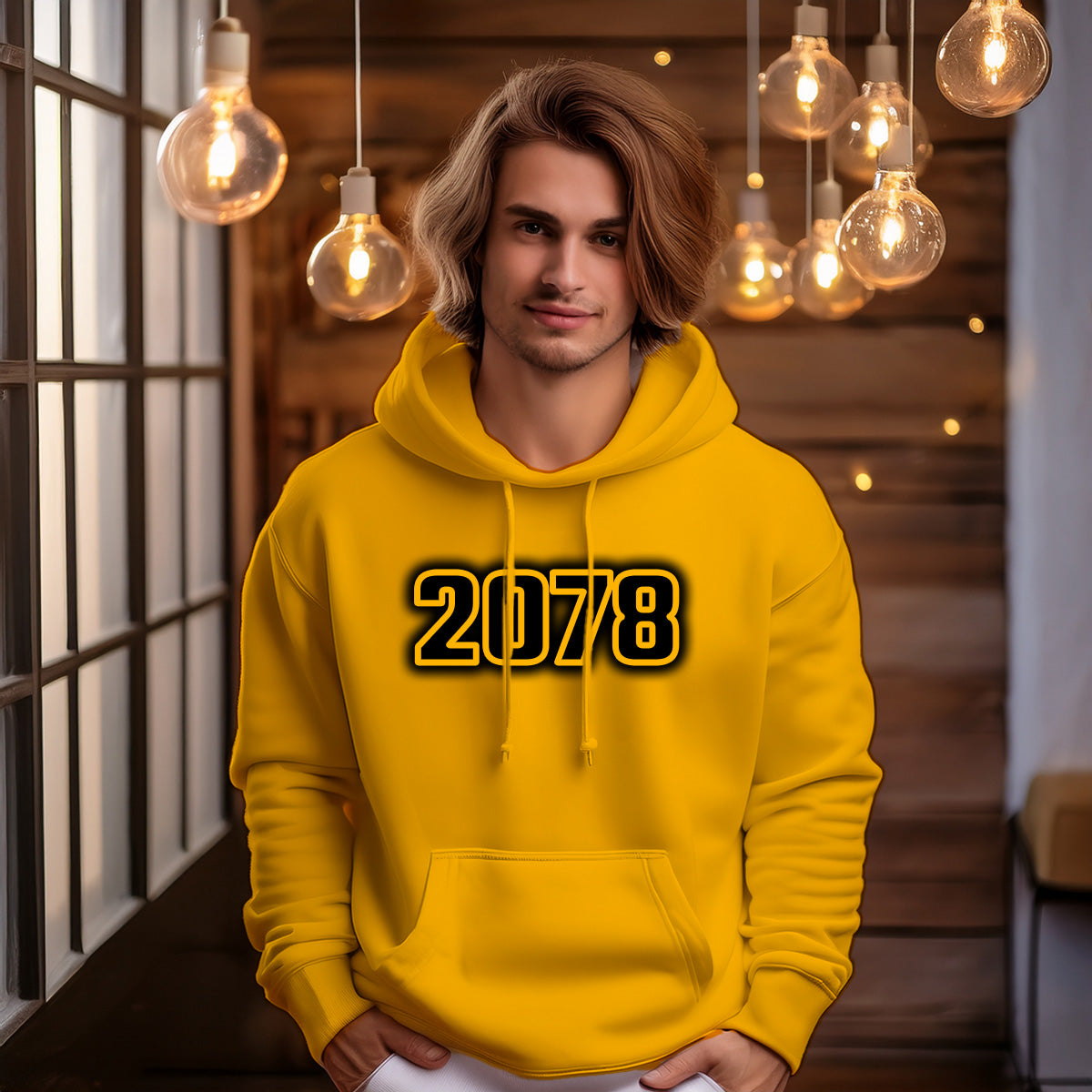 2078 Men Unisex Hoodie | Vintage Birth Year Hoodie Gift