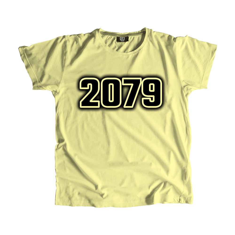2079 Vintage Heritage Year Men Unisex T-Shirt (Butter Yellow)