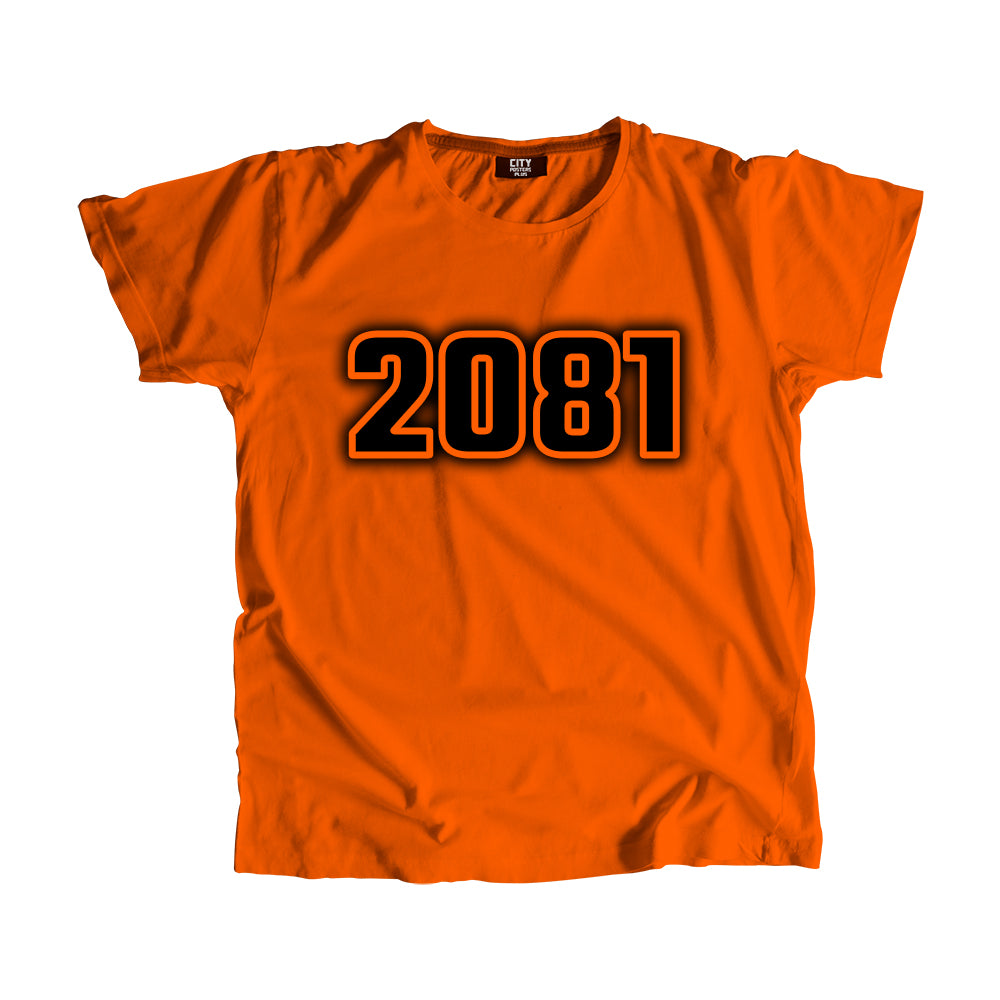 2081 Vintage Heritage Year Men Unisex T-Shirt (Orange)