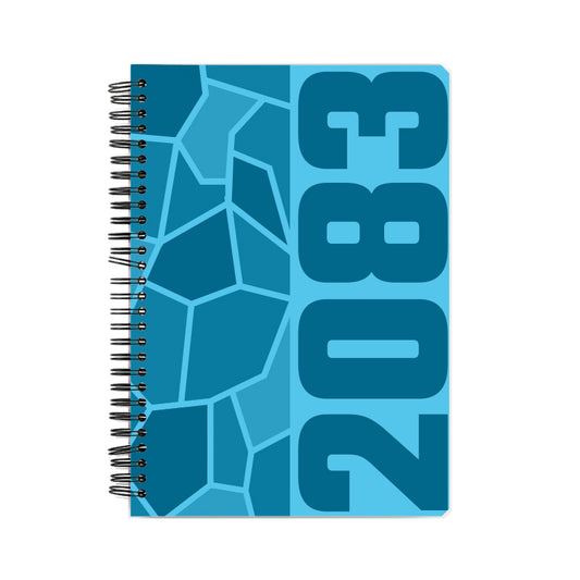 2083 Year Notebook (Sky Blue, A5 Size, 100 Pages, Ruled)