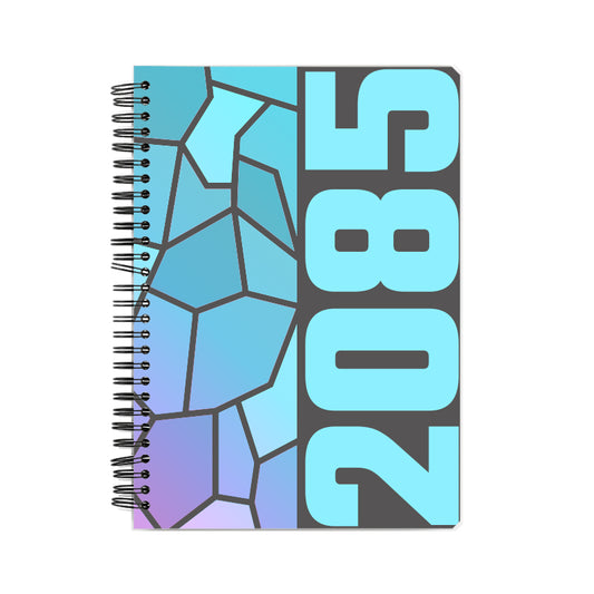 2085 Year Notebook (Charcoal Grey, A5 Size, 100 Pages, Ruled)