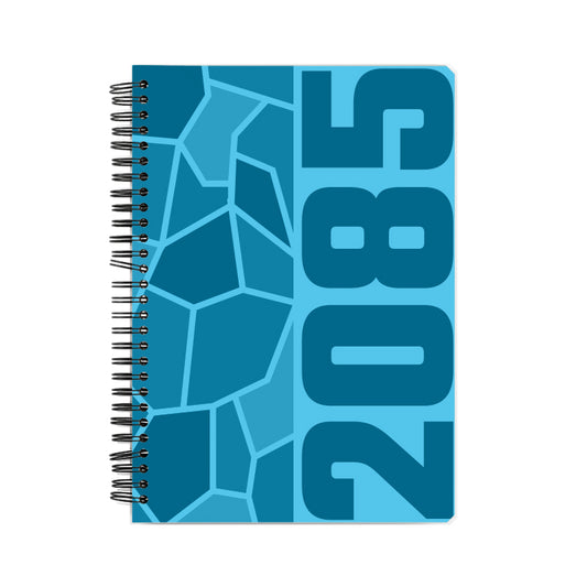 2085 Year Notebook (Sky Blue, A5 Size, 100 Pages, Ruled)