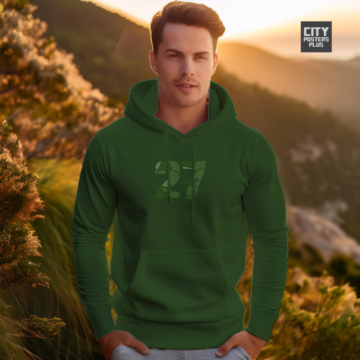 27 Number Unisex Hoodie | Personalized Number Hoodie for Men & Women