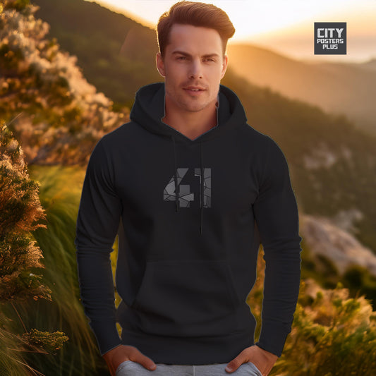 41 Number Unisex Hoodie | Personalized Number Hoodie for Men & Women