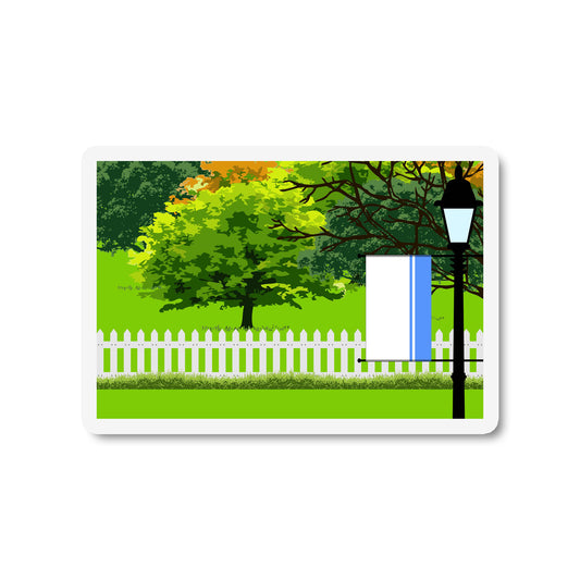 Altai Republic Trees and Street Lamp Magnets