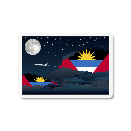 Antigua and Barbuda Night Clouds Magnets