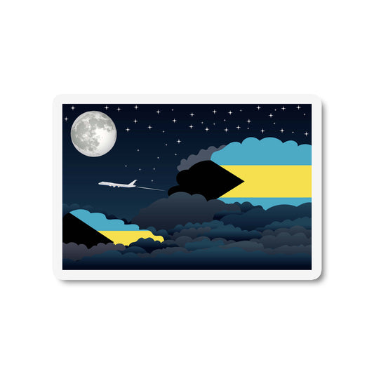 Bahamas Night Clouds Magnets