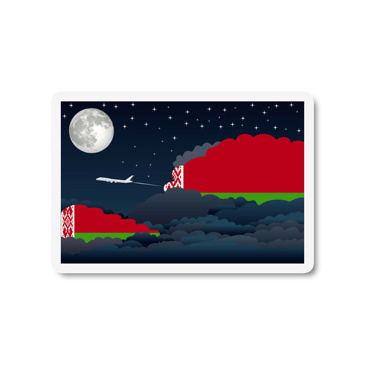 Belarus Night Clouds Magnets