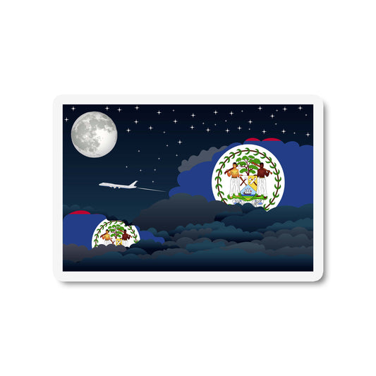 Belize Night Clouds Magnets