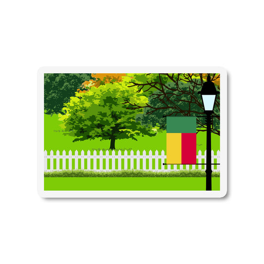 Benin Trees and Street Lamp Magnets