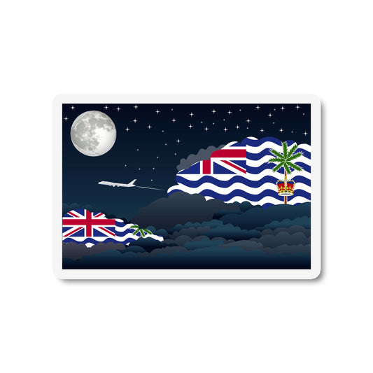 British Indian Ocean Territory Night Clouds Magnets