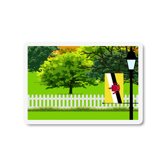 Brunei Trees and Street Lamp Magnets