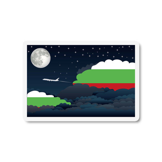 Bulgaria Night Clouds Magnets