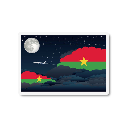 Burkina Faso Night Clouds Magnets