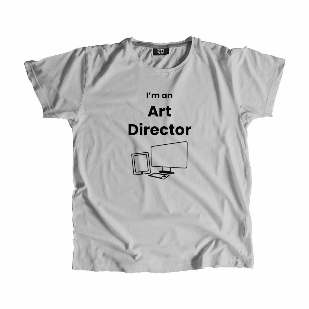 Art Director Men Unisex T-Shirt (Melange Grey) Technology Unisex T-Shirt | City Posters Plus
