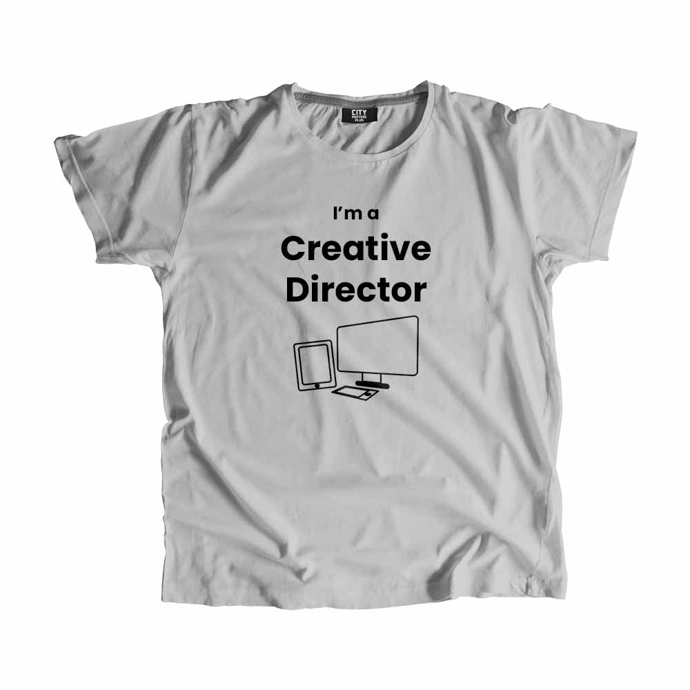 Creative Director Men Unisex T-Shirt (Melange Grey) Technology Unisex T-Shirt | City Posters Plus