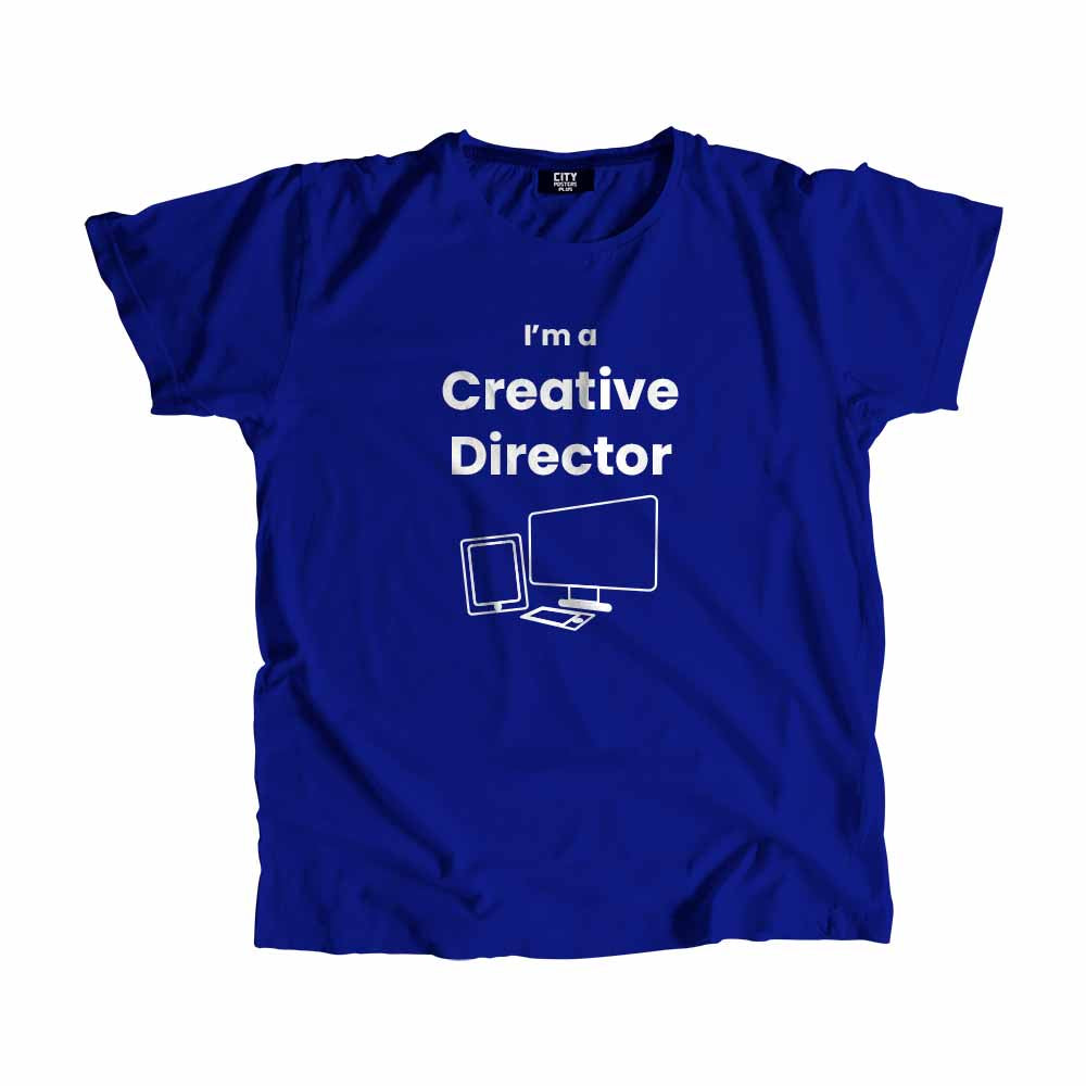 Creative Director Men Unisex T-Shirt (Royal Blue) Technology Unisex T-Shirt | City Posters Plus