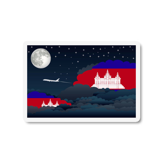 Cambodia Night Clouds Magnets