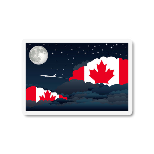 Canada Night Clouds Magnets