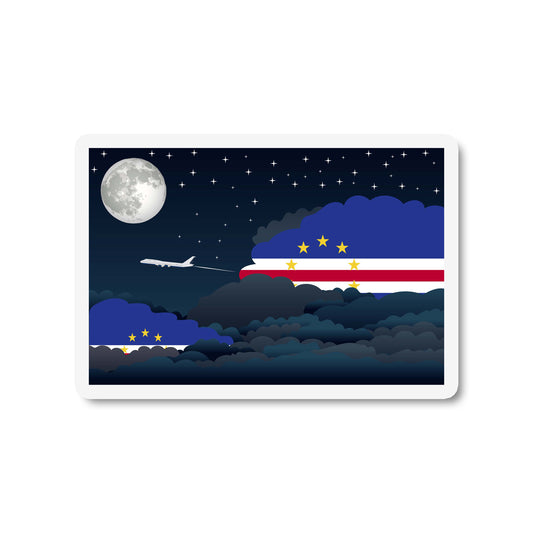 Cape Verde Night Clouds Magnets