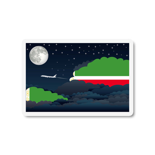 Chechen Republic Night Clouds Magnets
