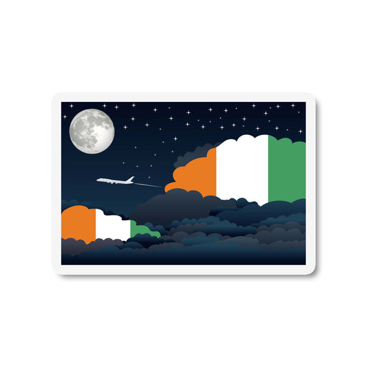 Cote DIvoire Night Clouds Magnets