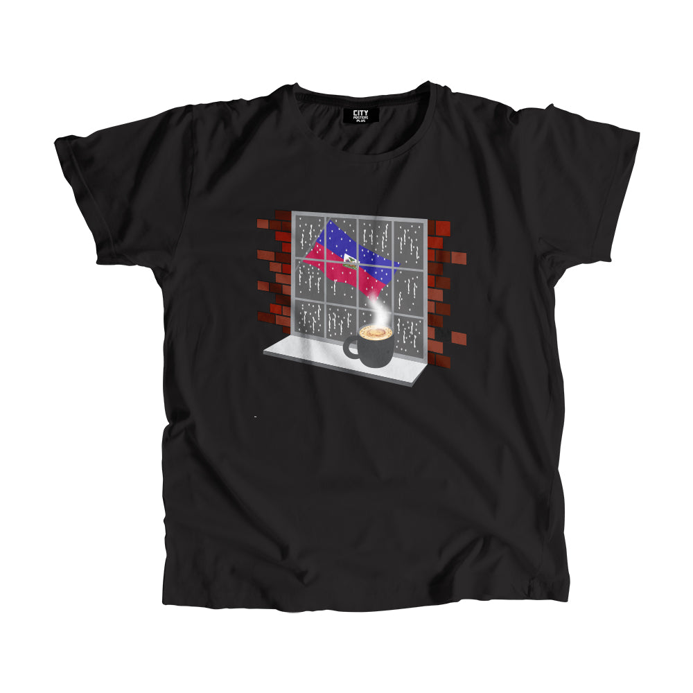 Haiti Coffee Rain Men Unisex T-Shirt | Coffee Lover Graphic Tee