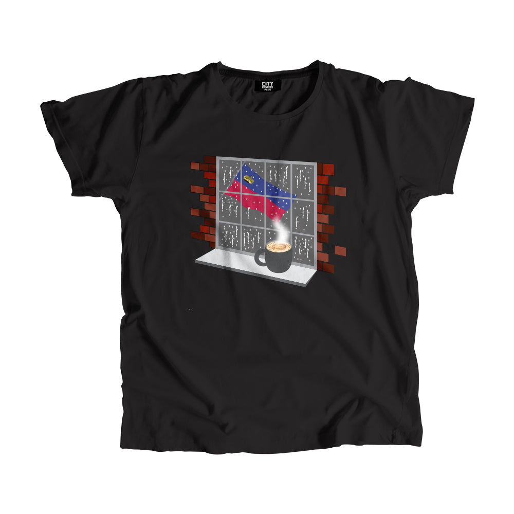 Liechtenstein Coffee Rain Men Unisex T-Shirt | Coffee Lover Graphic Tee