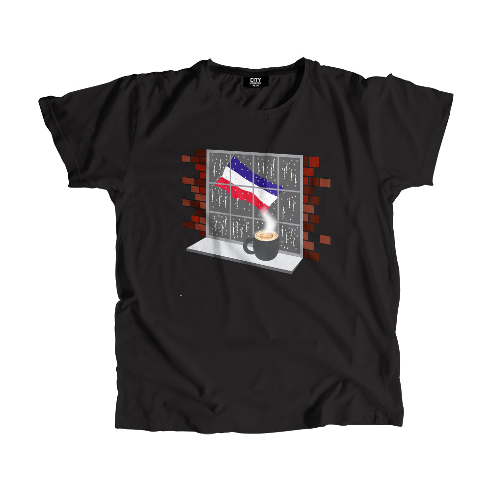 Los Altos Coffee Rain Men Unisex T-Shirt | Coffee Lover Graphic Tee