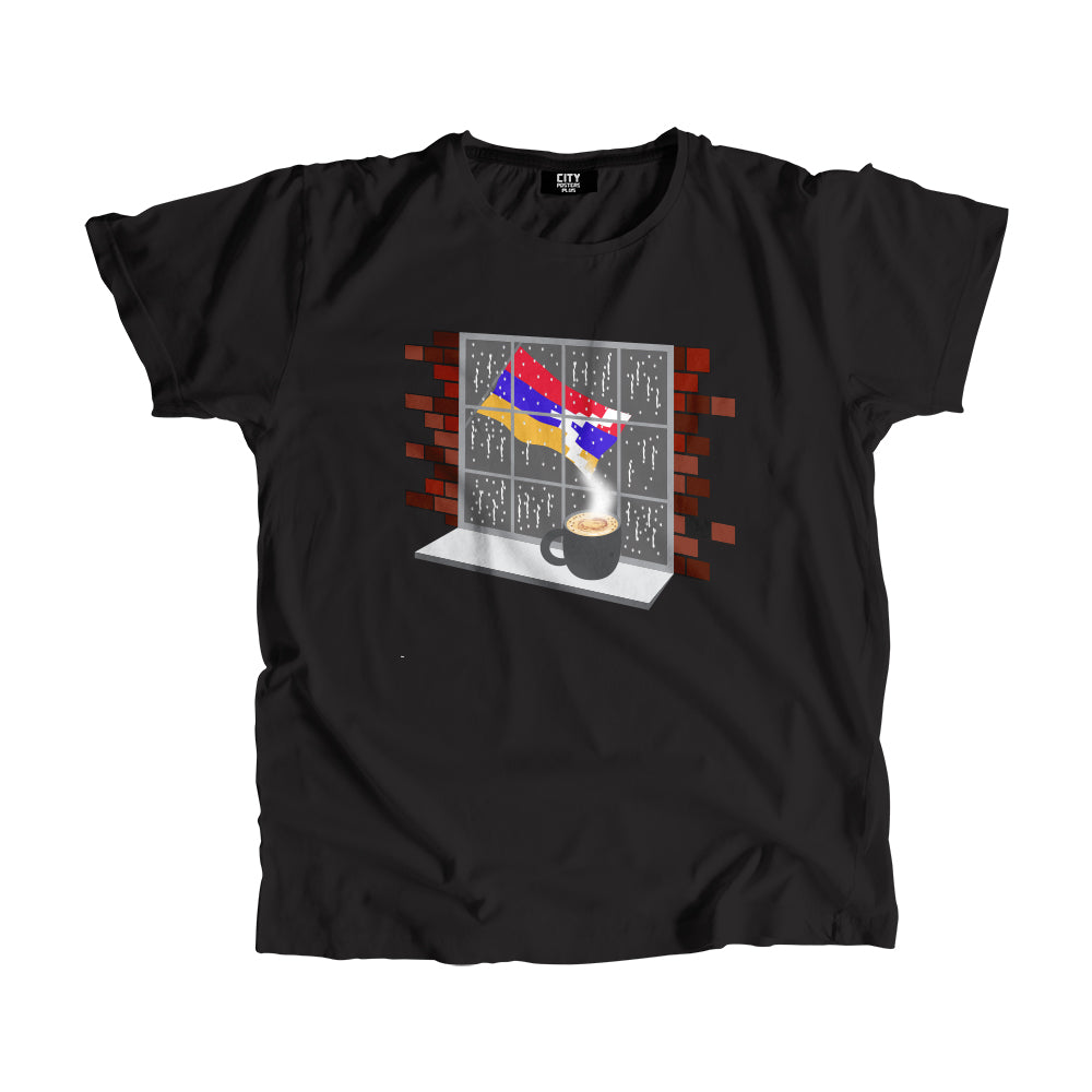 Nagorno Karabakh Republic Coffee Rain Men Unisex T-Shirt | Coffee Lover Graphic Tee