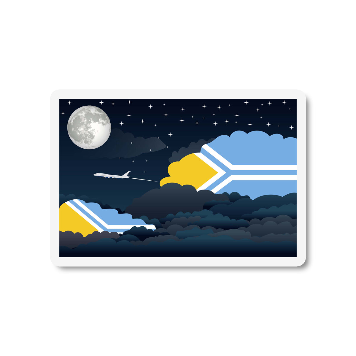 Tuva Night Clouds Magnets