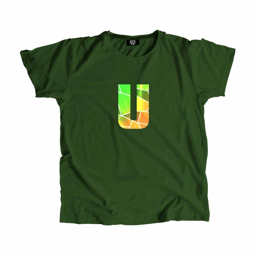 U Letter Men Unisex T-Shirt